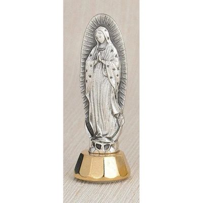 Our Lady of Guadalupe dashboard Statue 3"