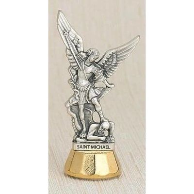 St Michael Dashboard Car statuette 3"