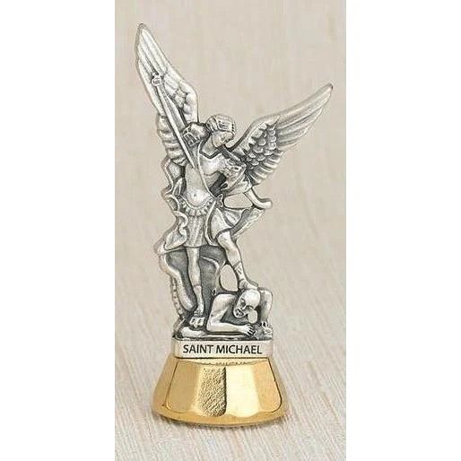 St Michael Dashboard Car statuette 3"