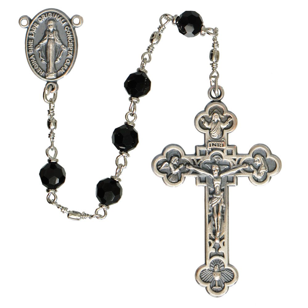Rosary Black Onyx Bead 6mm