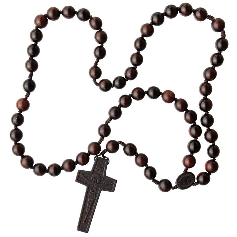 Rosary 5-decade Jujube Wood 13mm
