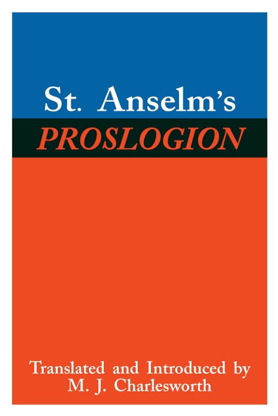 St Anselm's Proslogion