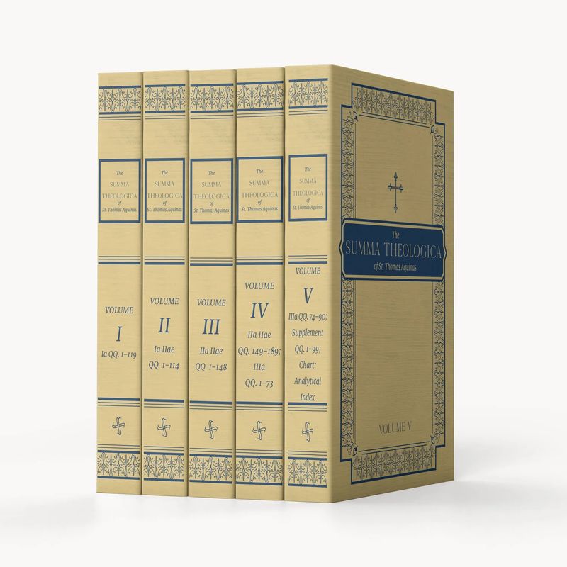 Summa Theologica Complete 5 Volume Set - paperback