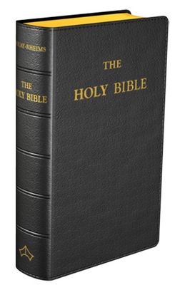 Douay-Rheims Bible (Pocket Size, Black) - flexible cover