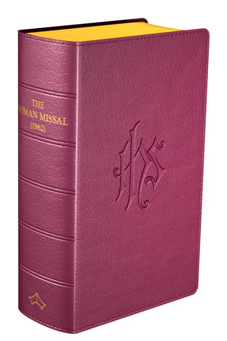 Roman Daily Missal 1962 Burgundy Leather