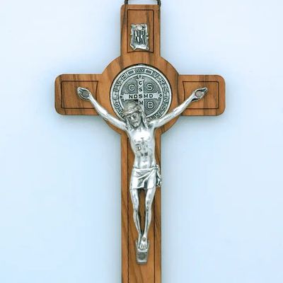 Crucifix Italian Wood  5"