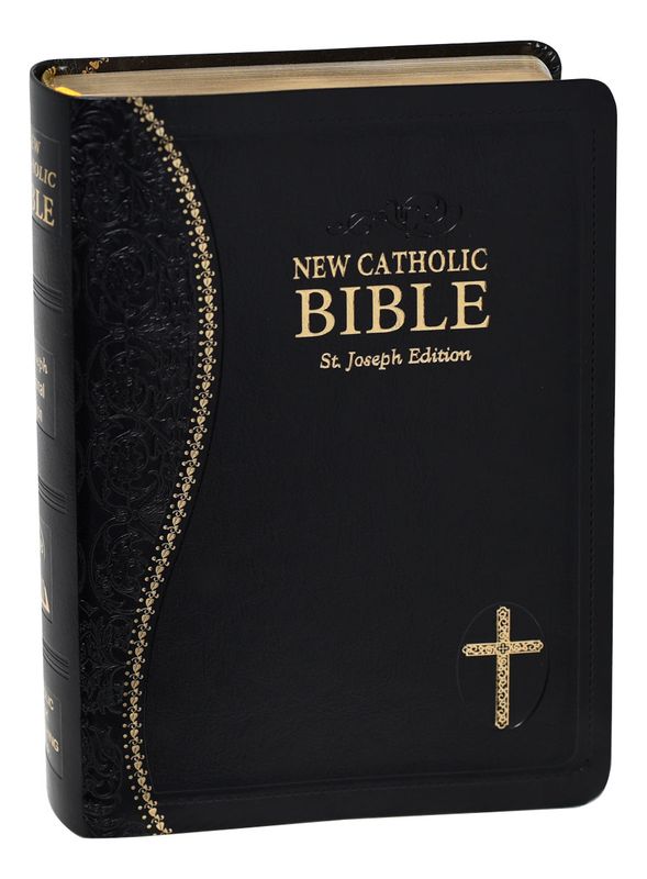 St Joseph New Catholic Bible (Black Gift Edition-Personal Size)