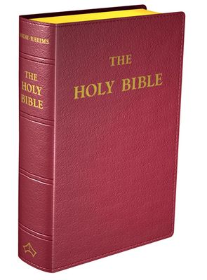 Douay-Rheims Bible  - Standard 6" x 8.25" Burgandy  - flexible cover