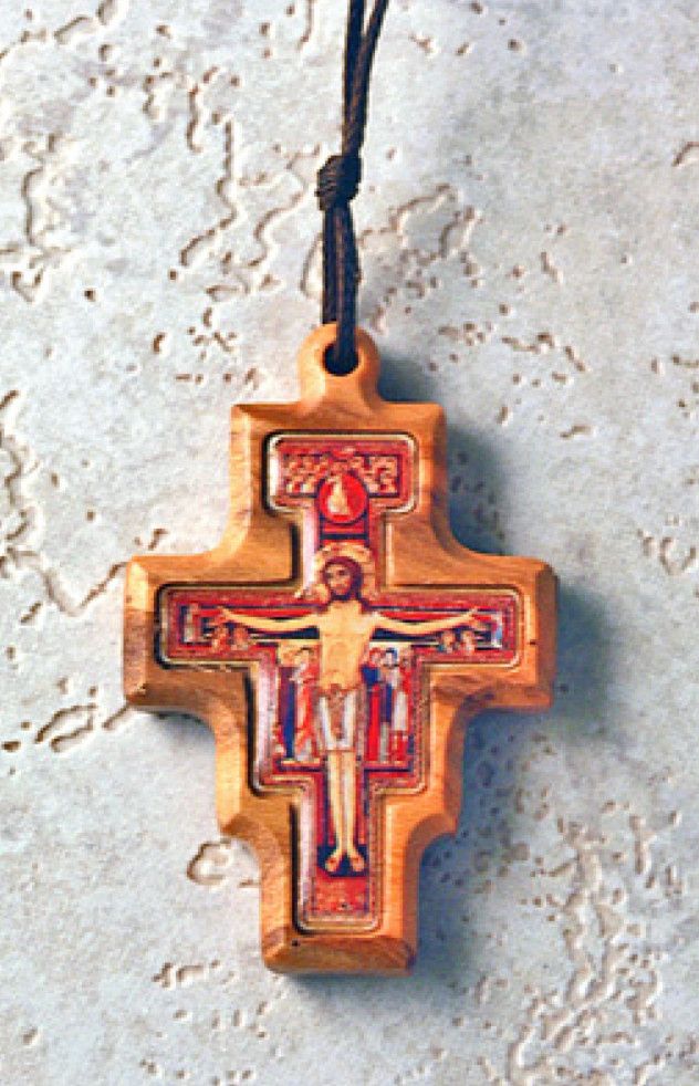 St Damiano Crucifix Necklace