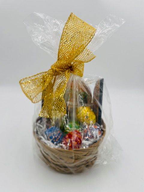 Resurrection Icon  + Ukrainian Pysanky Wooden Eggs Devotional Easter Basket