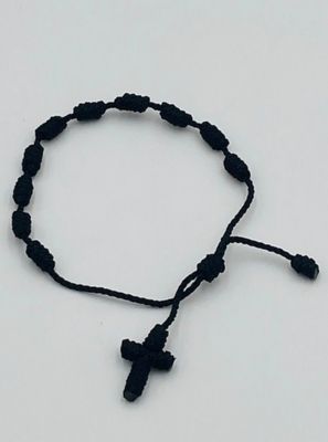 Corded Rosary Bracelet with Slipknot