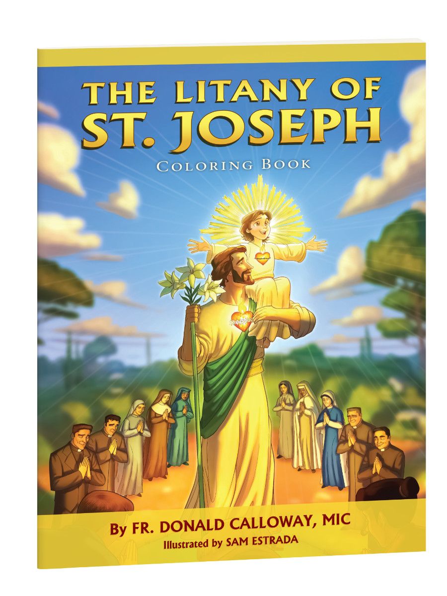 The Litany of St Joseph Coloring Book