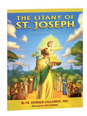 The Litany of St Joseph Coloring Book
