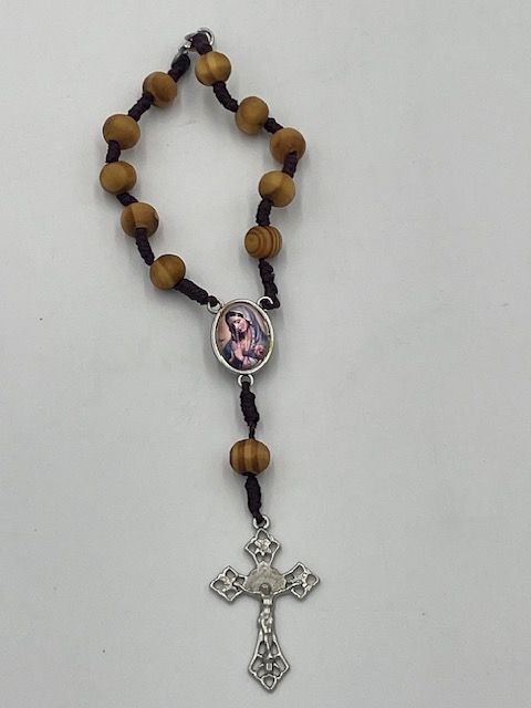Rose Scented Guadalupe 1 Decade Auto Rosary