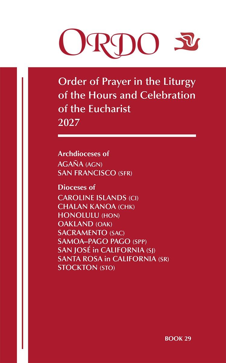 2027 Ordo 29/Order of Prayer in the Liturgy of the Hours &amp; Celebration of the Eucharist