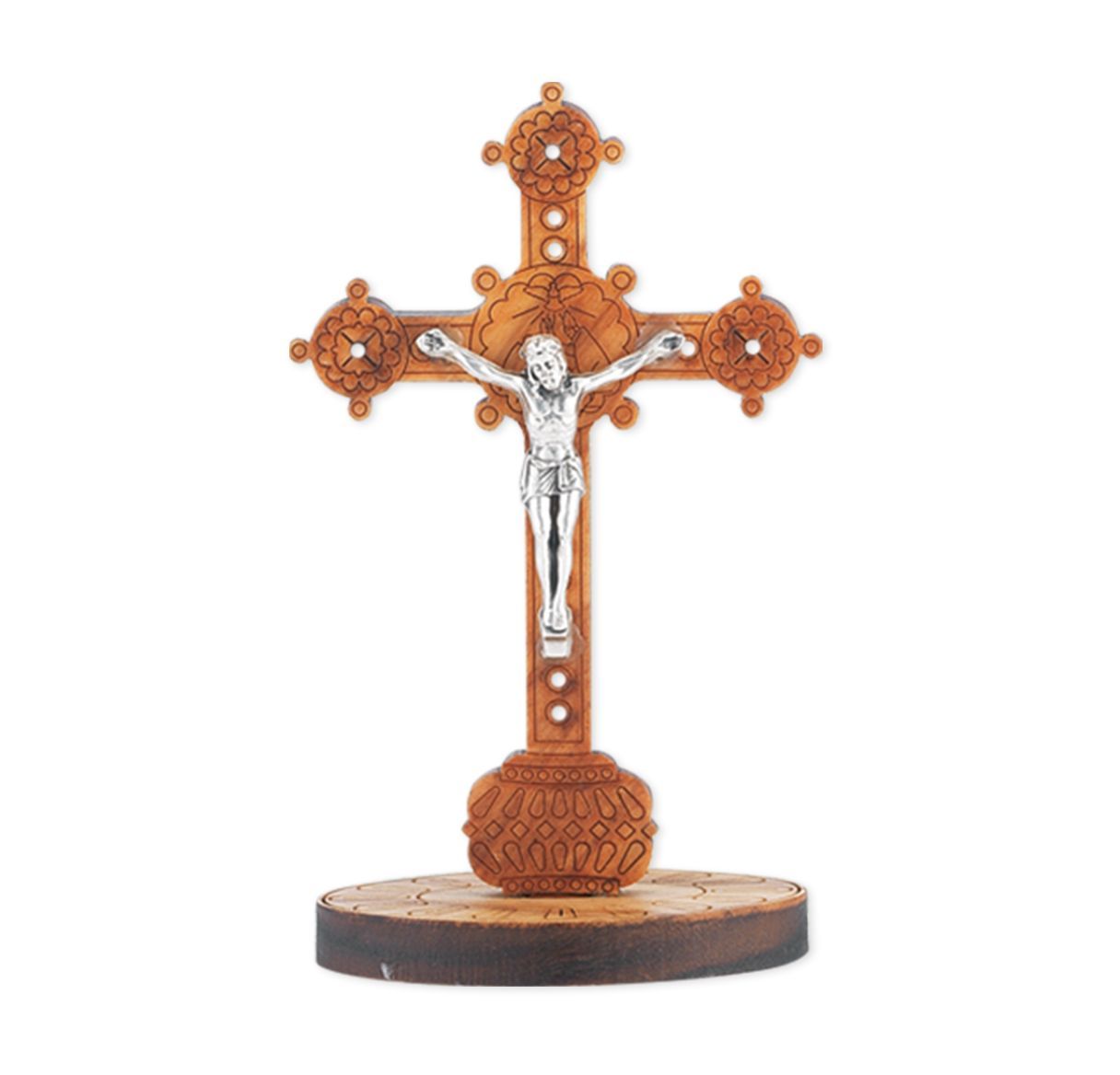 Auto-Crucifix Olive Wood