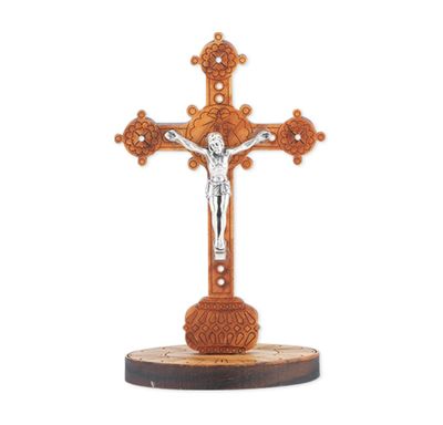 Auto-Crucifix Olive Wood