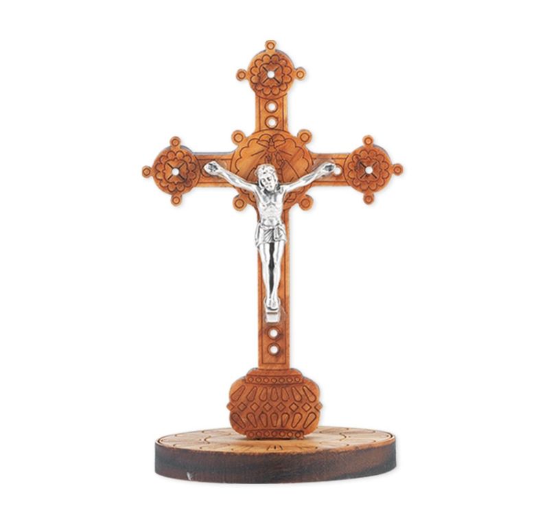 Auto-Crucifix Olive Wood