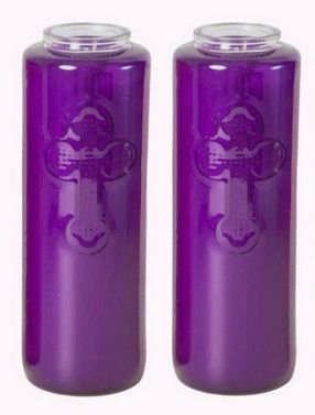 Lenten Purple Prayer Candle