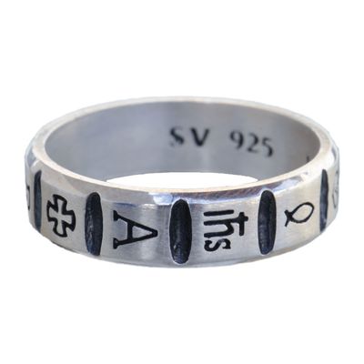 Christian Symbols Women's Ring Christian Symbols Women's Ring