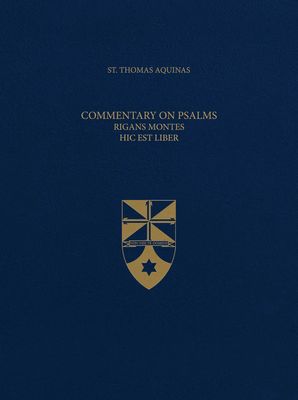 Aquinas' Commentary on Psalms (Latin-English) Imitation Leather