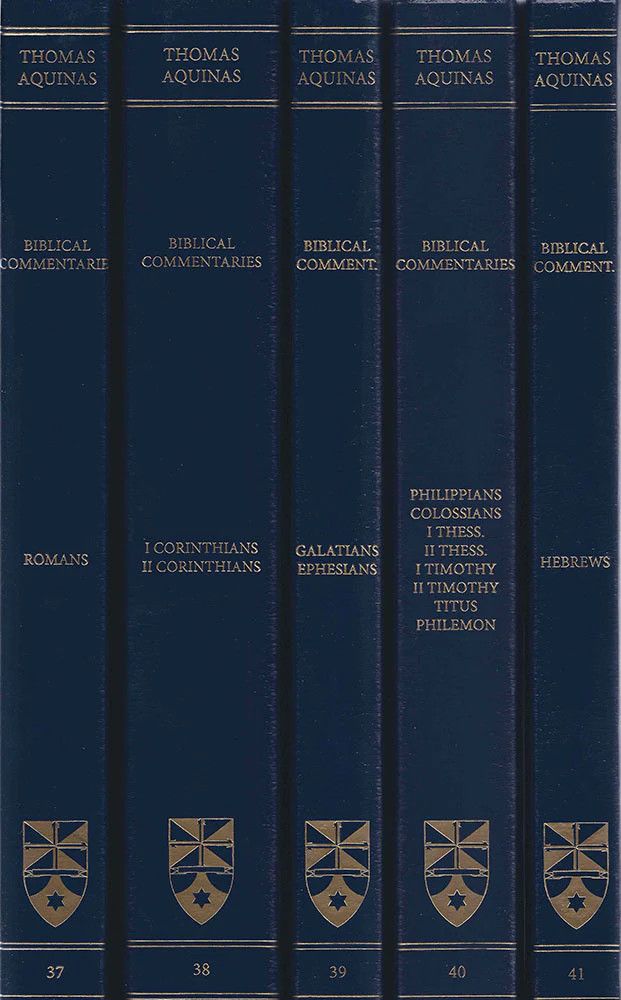 Aquinas' Commentary on the Letters of Saint Paul: Complete Set (Latin-English Opera Omnia)