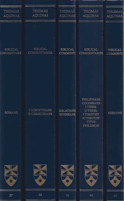Aquinas' Commentary on the Letters of Saint Paul: Complete Set (Latin-English Opera Omnia)
