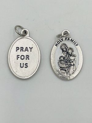 Holy Family Premium Enameled Medal 1"