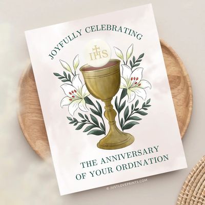 Ordination Anniversary Greeting Card
