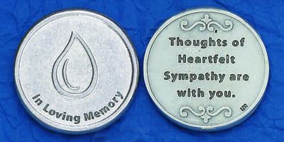 In Loving Memory pocket token/coin