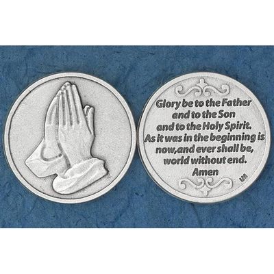 Glory Be pocket prayer token/coin