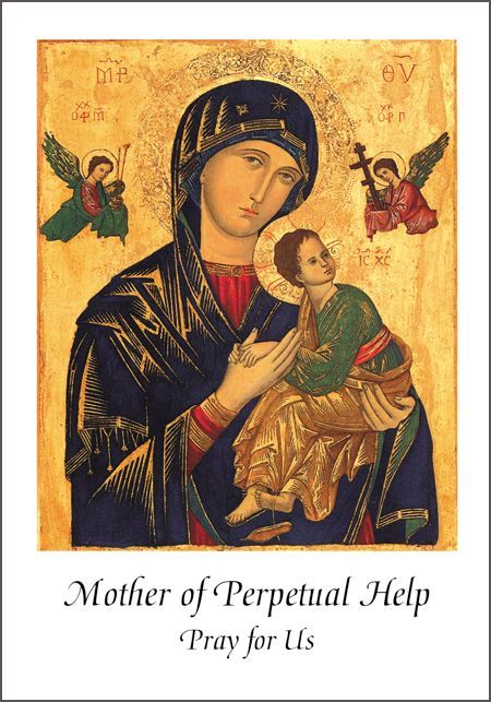 Our Mother of Perpetual Help Holy Card