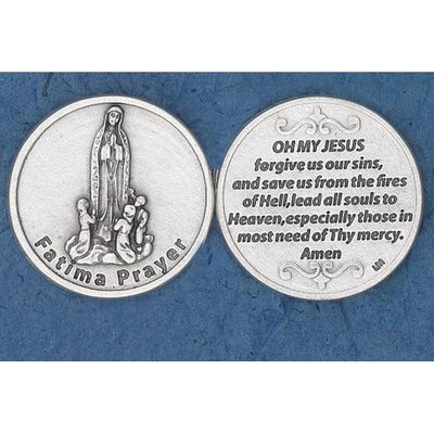 Fatima Prayer pocket token/coin