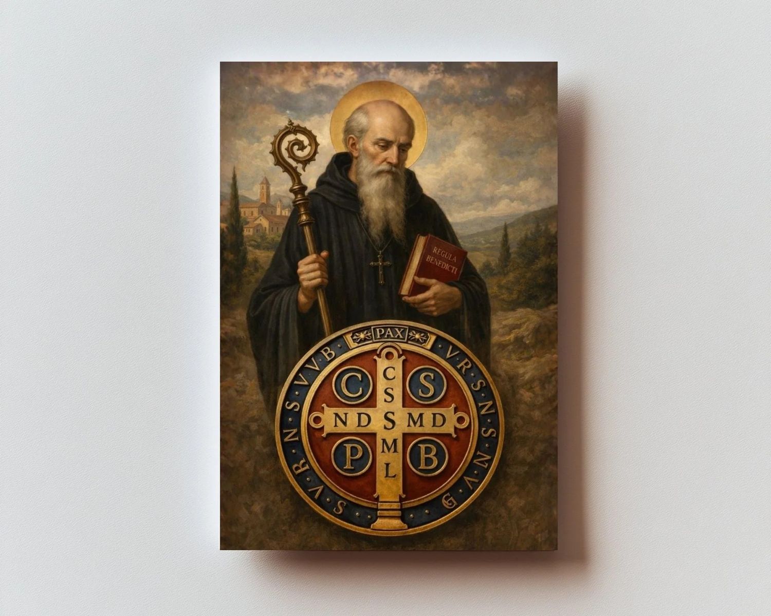 St Benedict Renunciation of Spirits Prayer Holy Card