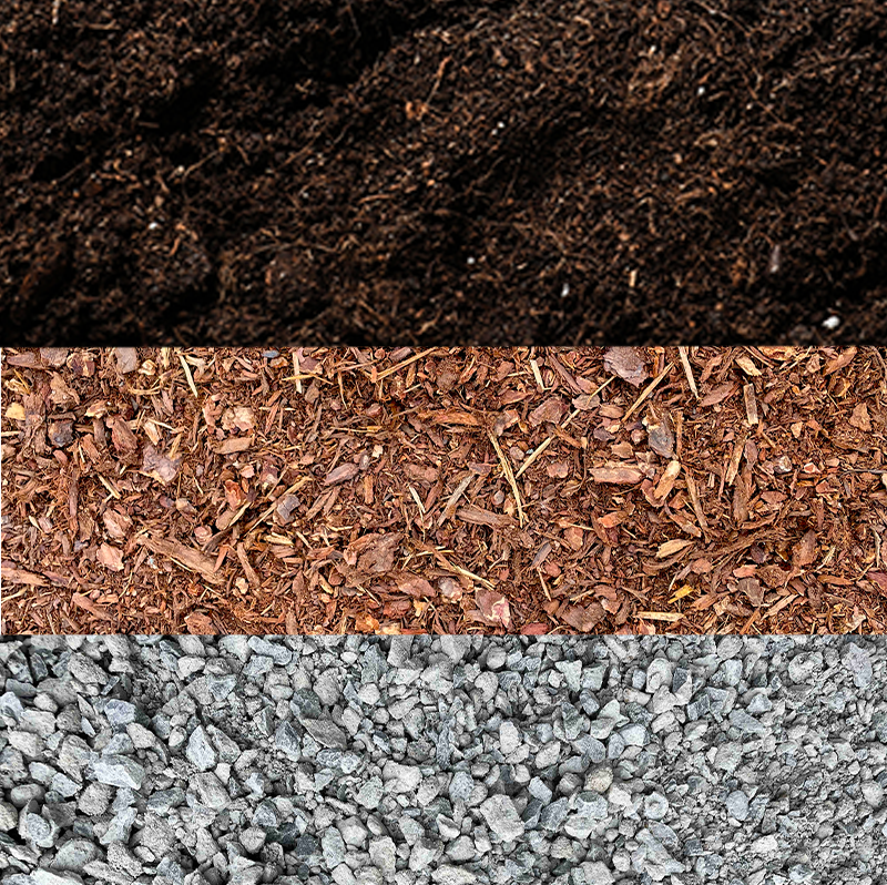 GRAVEL, BARK & TOPSOIL