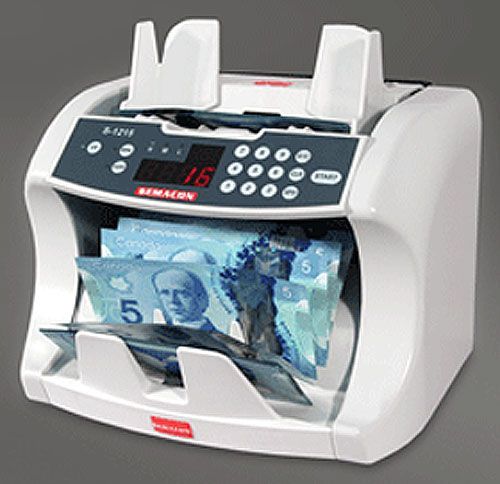 Semacon S1200 CAD Cash Counter (For Canadian Currency)