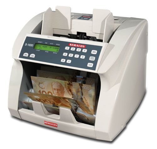 Semacon S1600 V Cash Counter (For Canadian Currency)