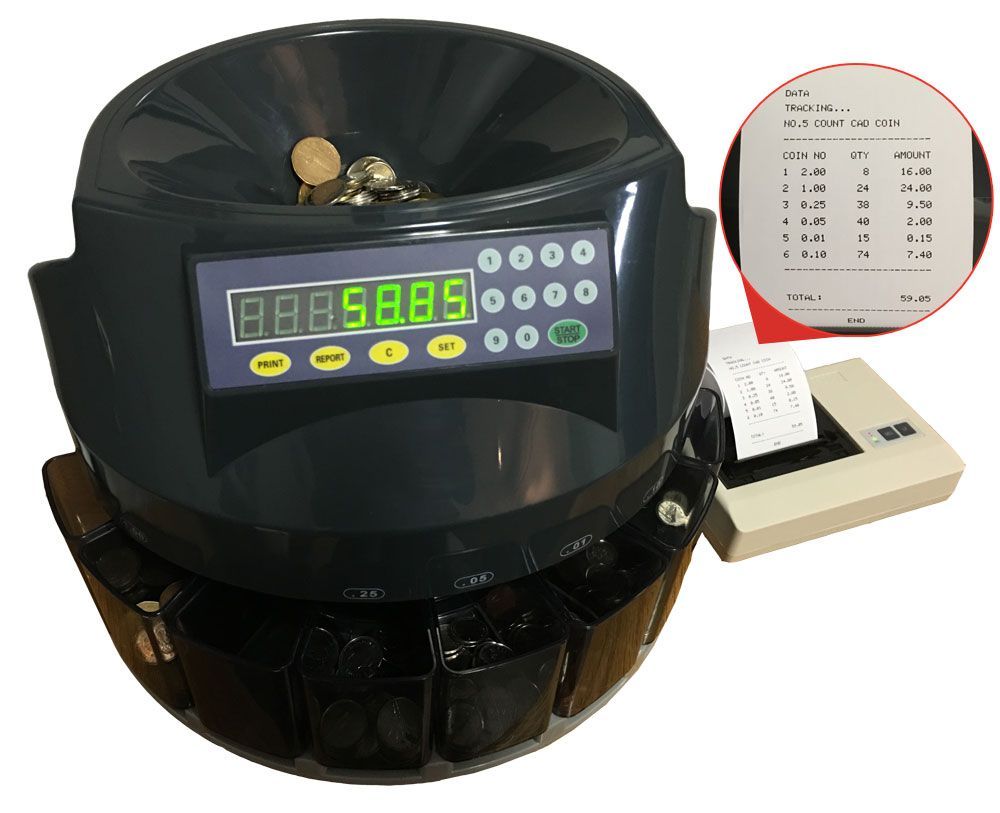 Post POS 300 RLP Coin Counting / Coin Sorting / Coin Wrapping Machine