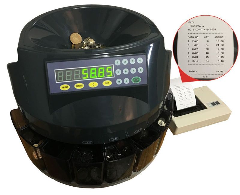 Post POS 300 RLP Coin Counting / Coin Sorting / Coin Wrapping Machine