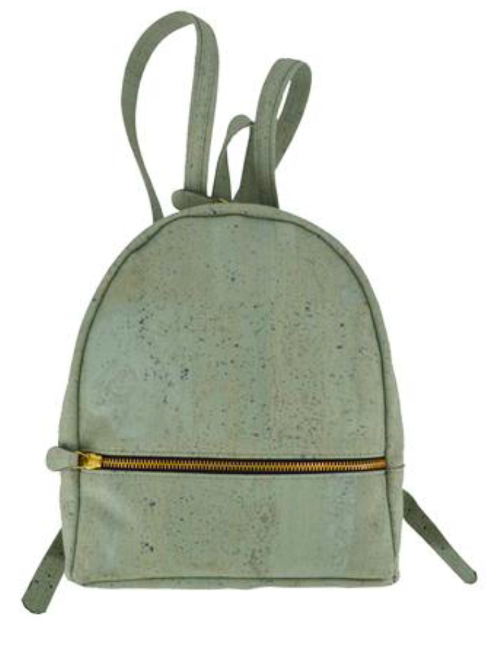 Turquoise Cork Backpack