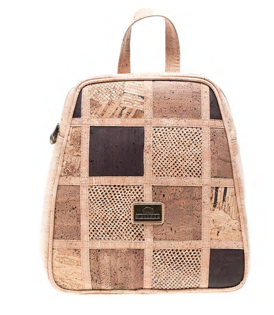 Mixed Square Cork Backpack
