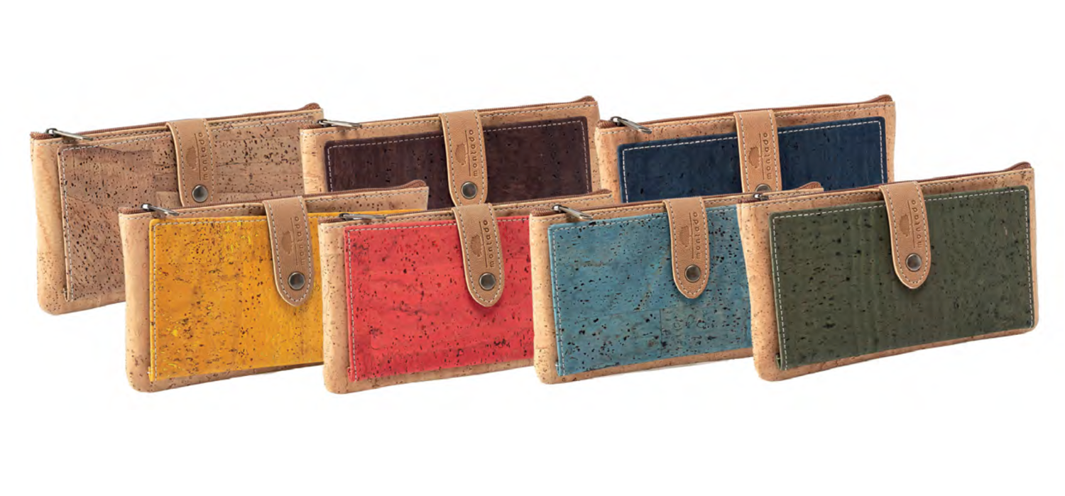 Slim Profile Women&#39;s Cork Wallet