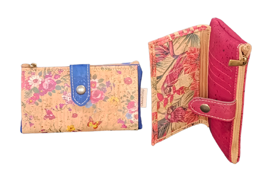 Eight Card Women&#39;s Cork Wallet