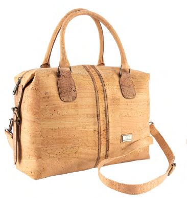Cork Handbag with Shoulder Strap