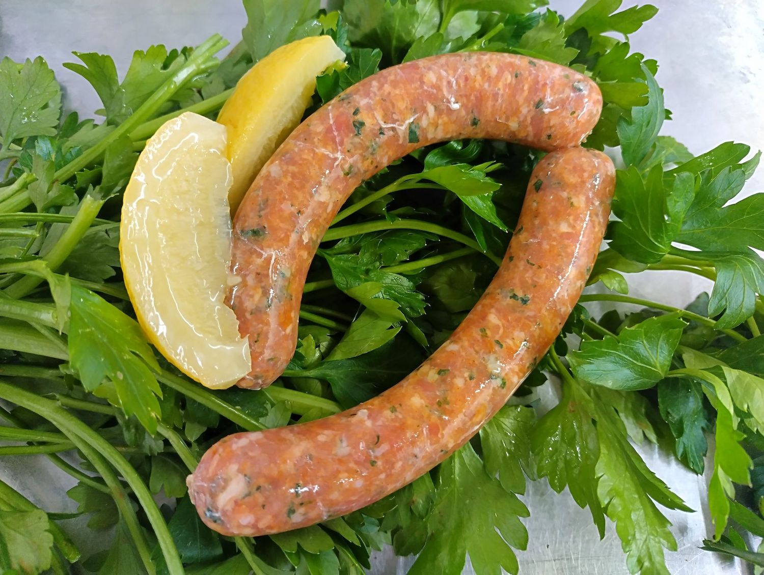 Zhoug-Bratwurst