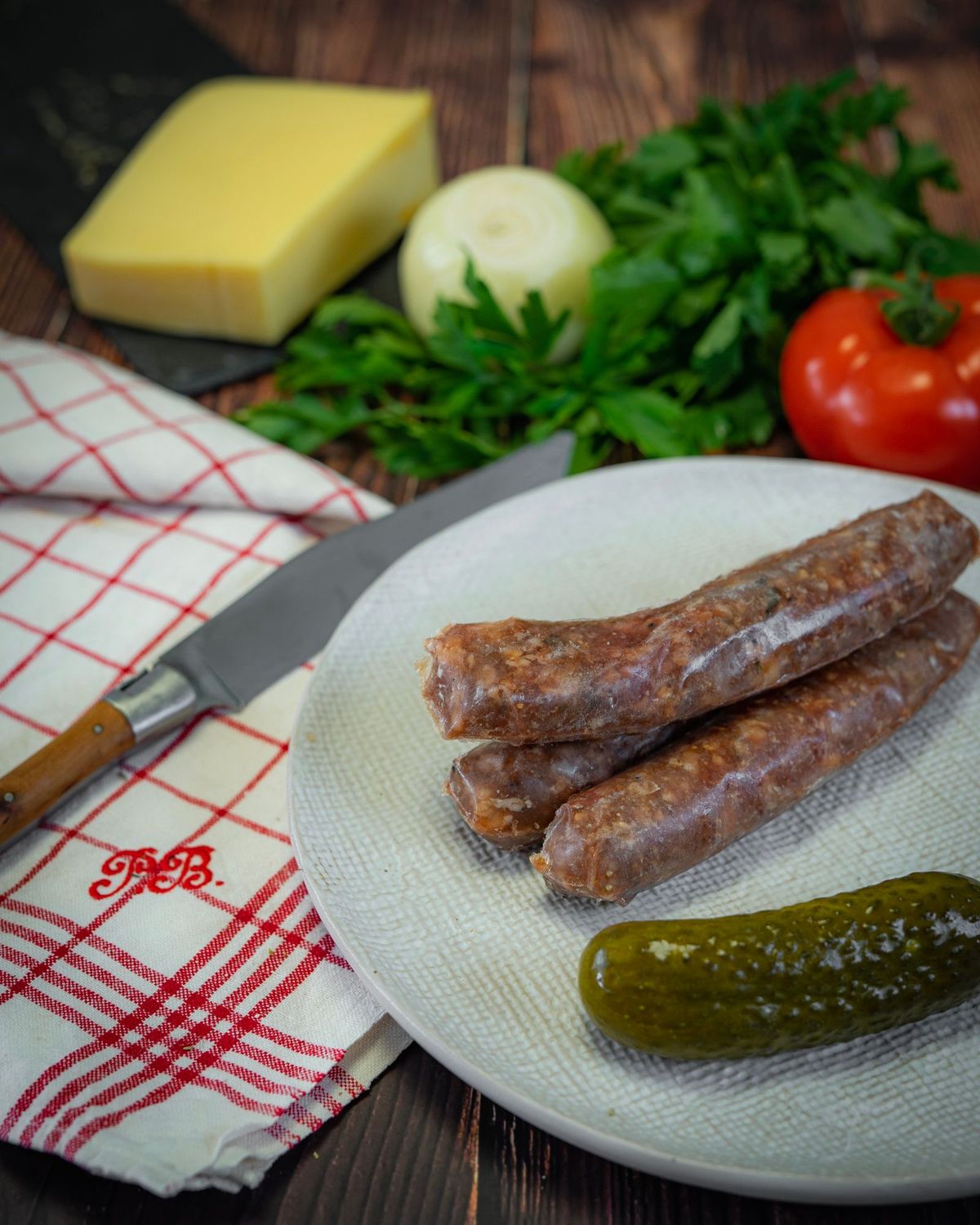 Burger-Bratwurst Burger-Bratwurst