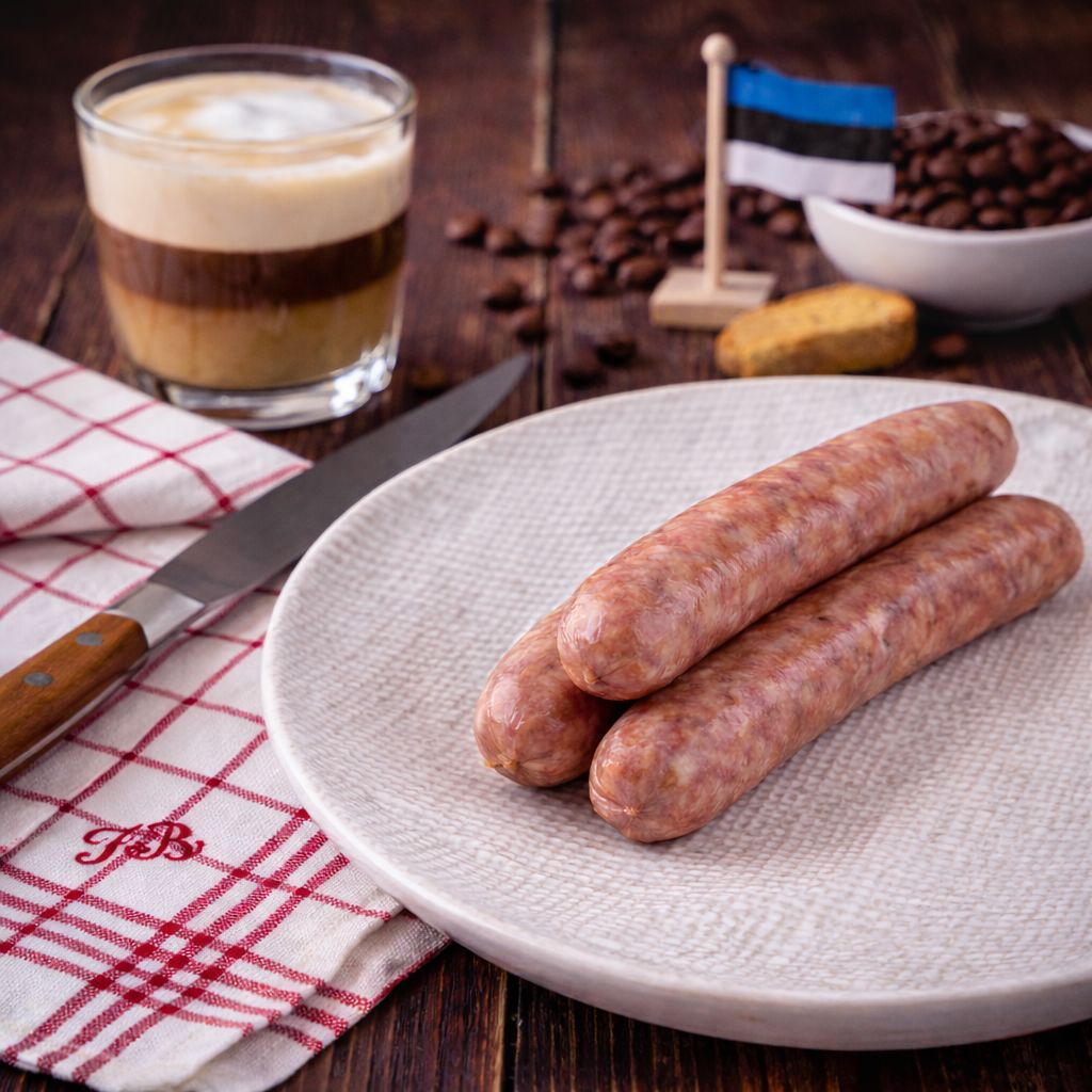 Espresso-Macchiato-Bratwurst Espresso-Macchiato-Bratwurst