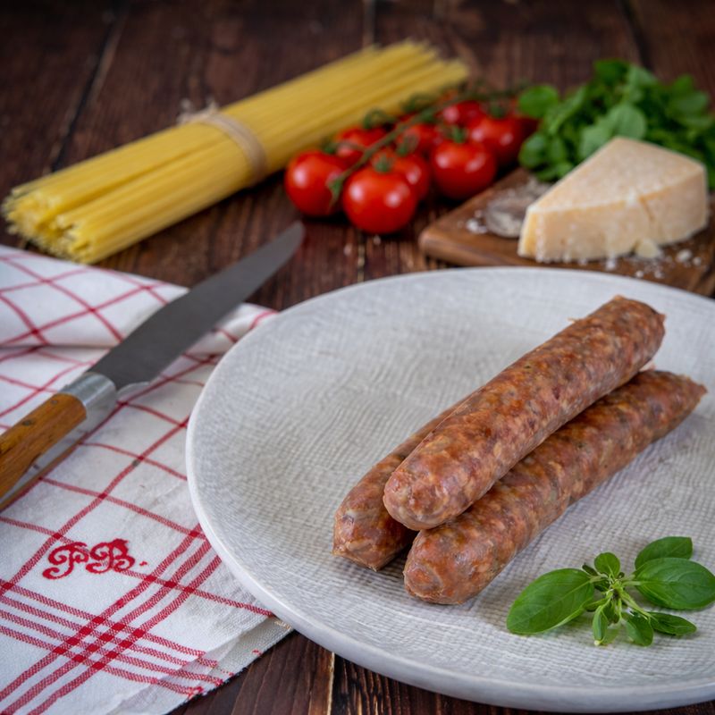 Spaghetti-Bolognese-Bratwurst