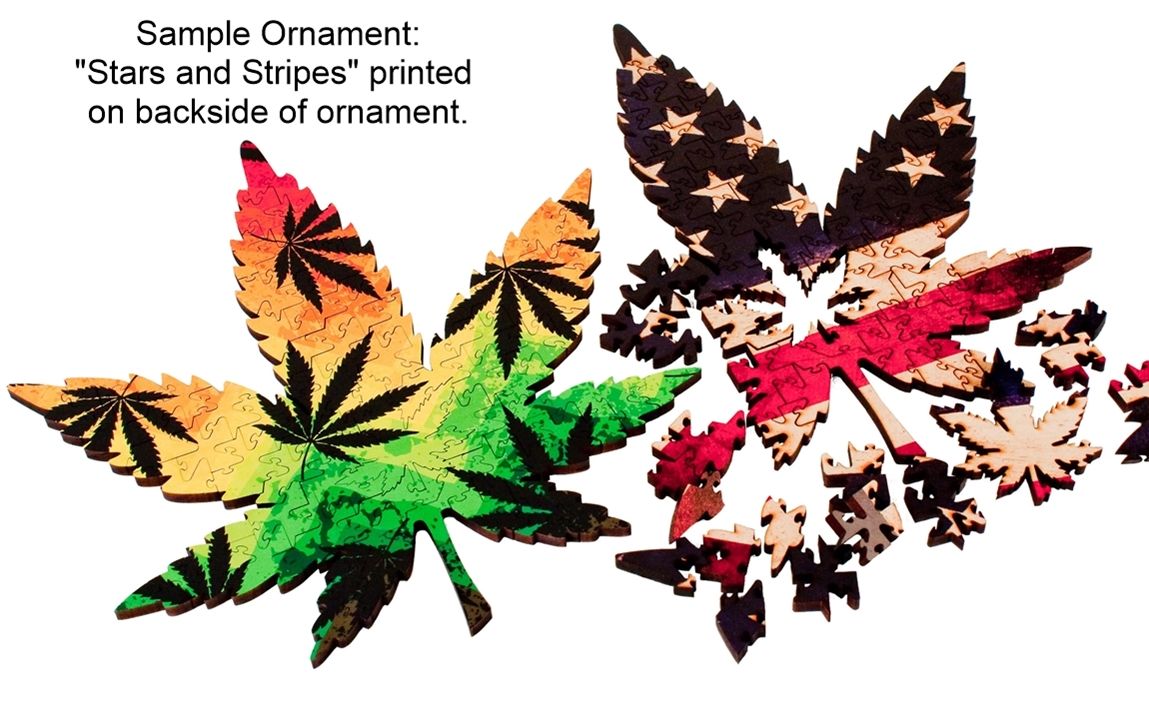 Leaf Shape Magnet/Ornament: 
