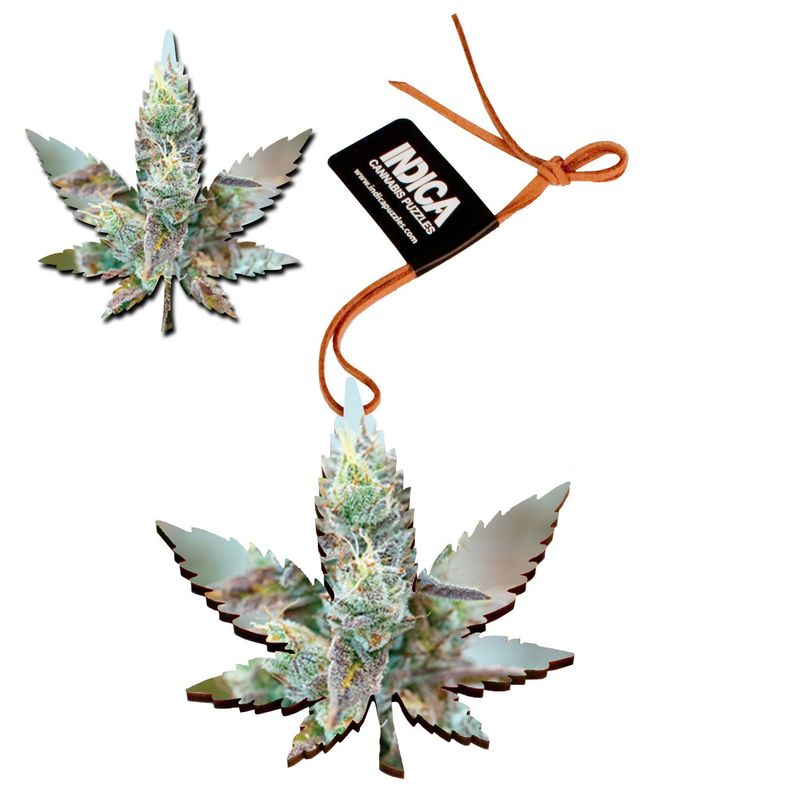 Leaf Shape Magnet/Ornament: "GG4"